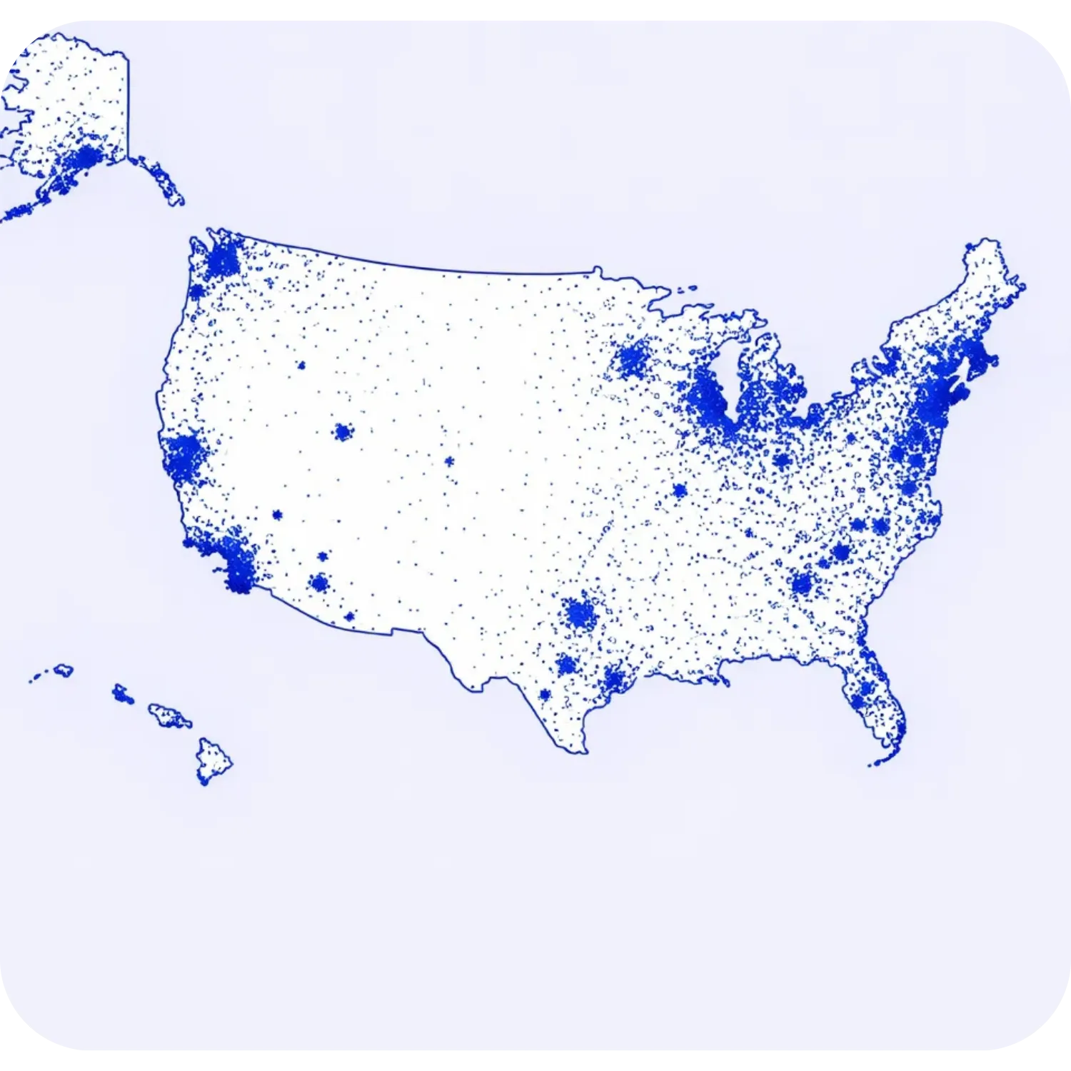 United States panel map snapshot