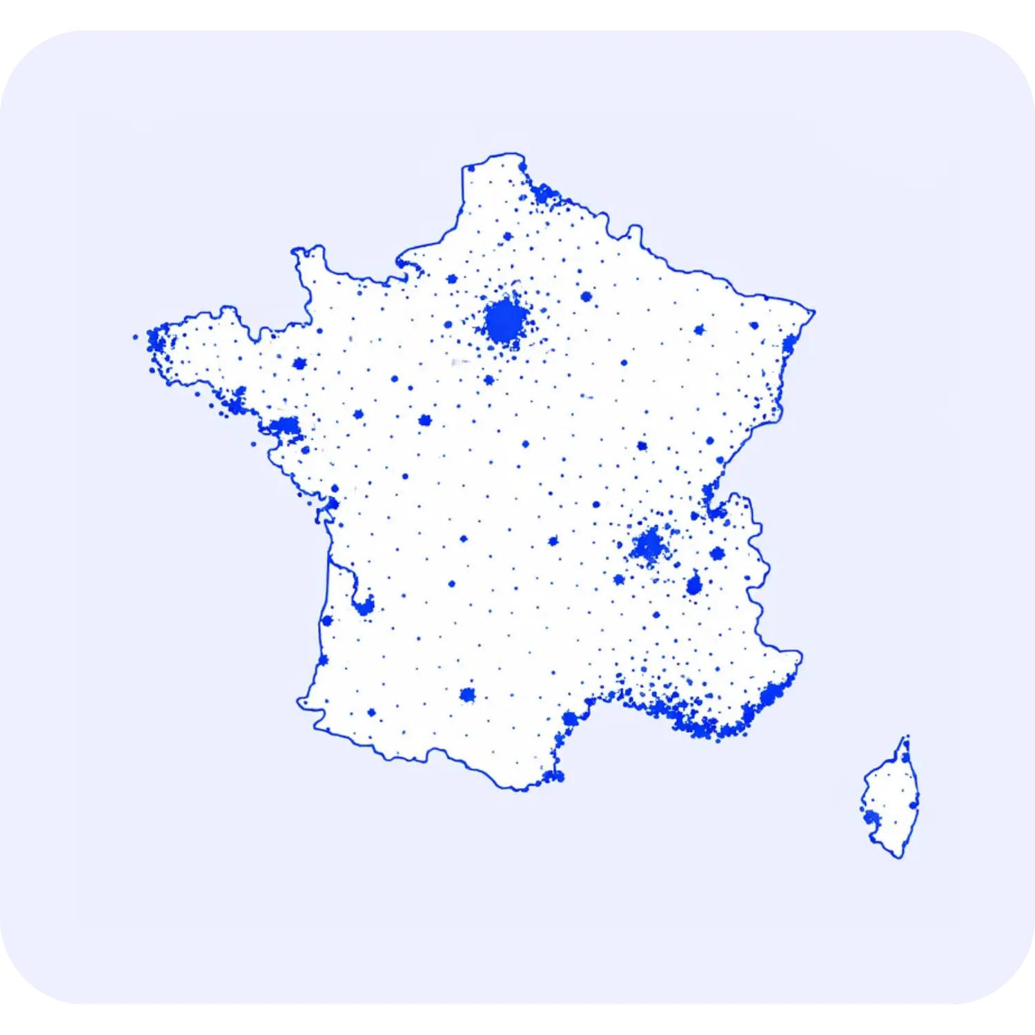 France panel map snapshot