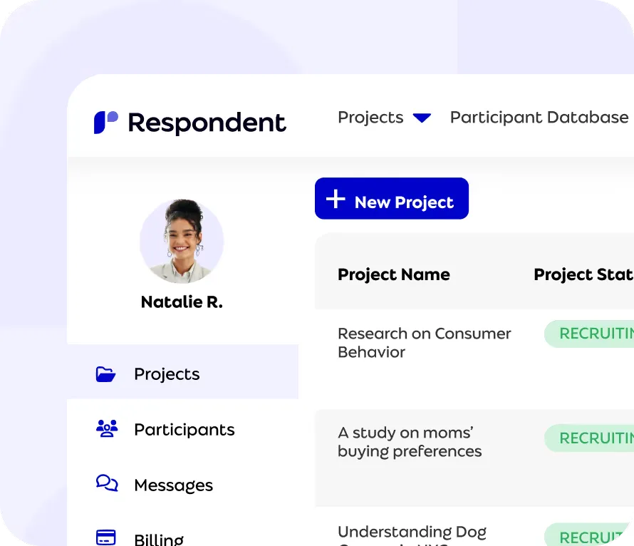 Illustration of end-to-end user research recruitment workflows