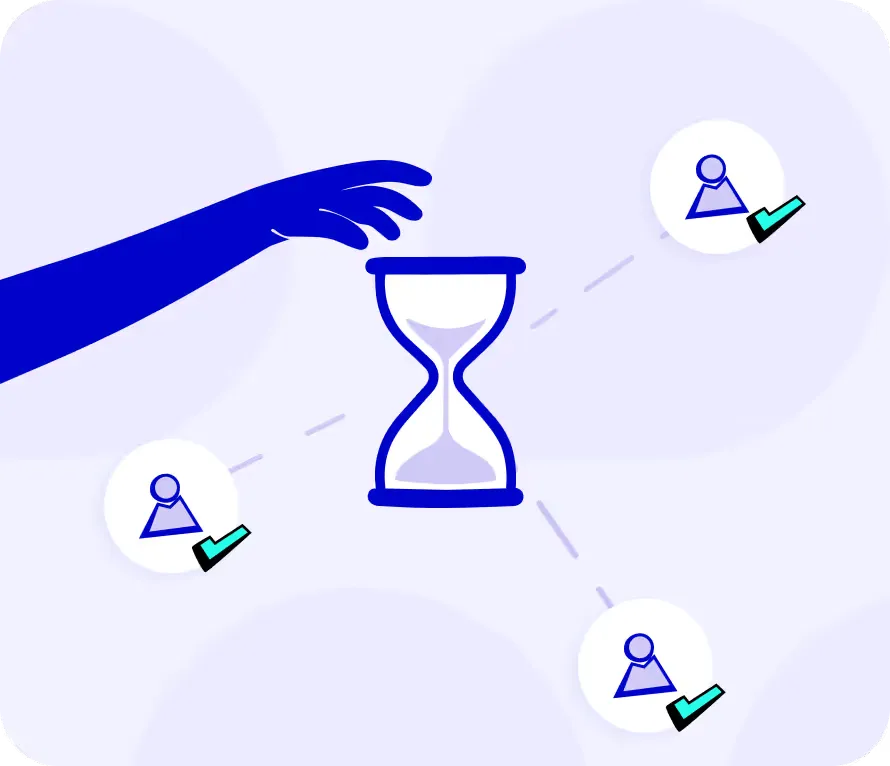 Dashboard showing AI feedback workflows at scale