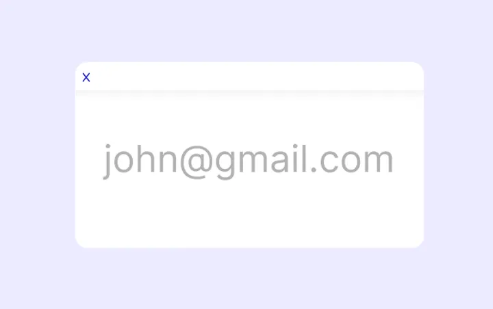 Email visibility integration panel