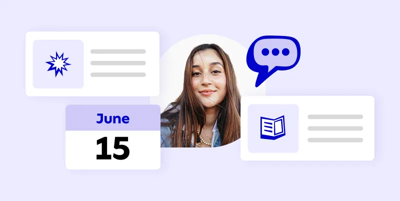 Experience diaries workflow cards