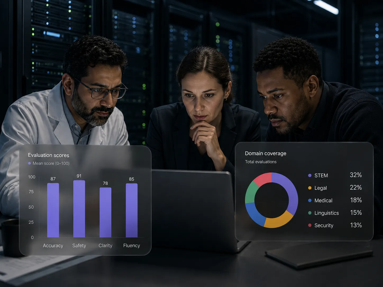 Training data from domain experts