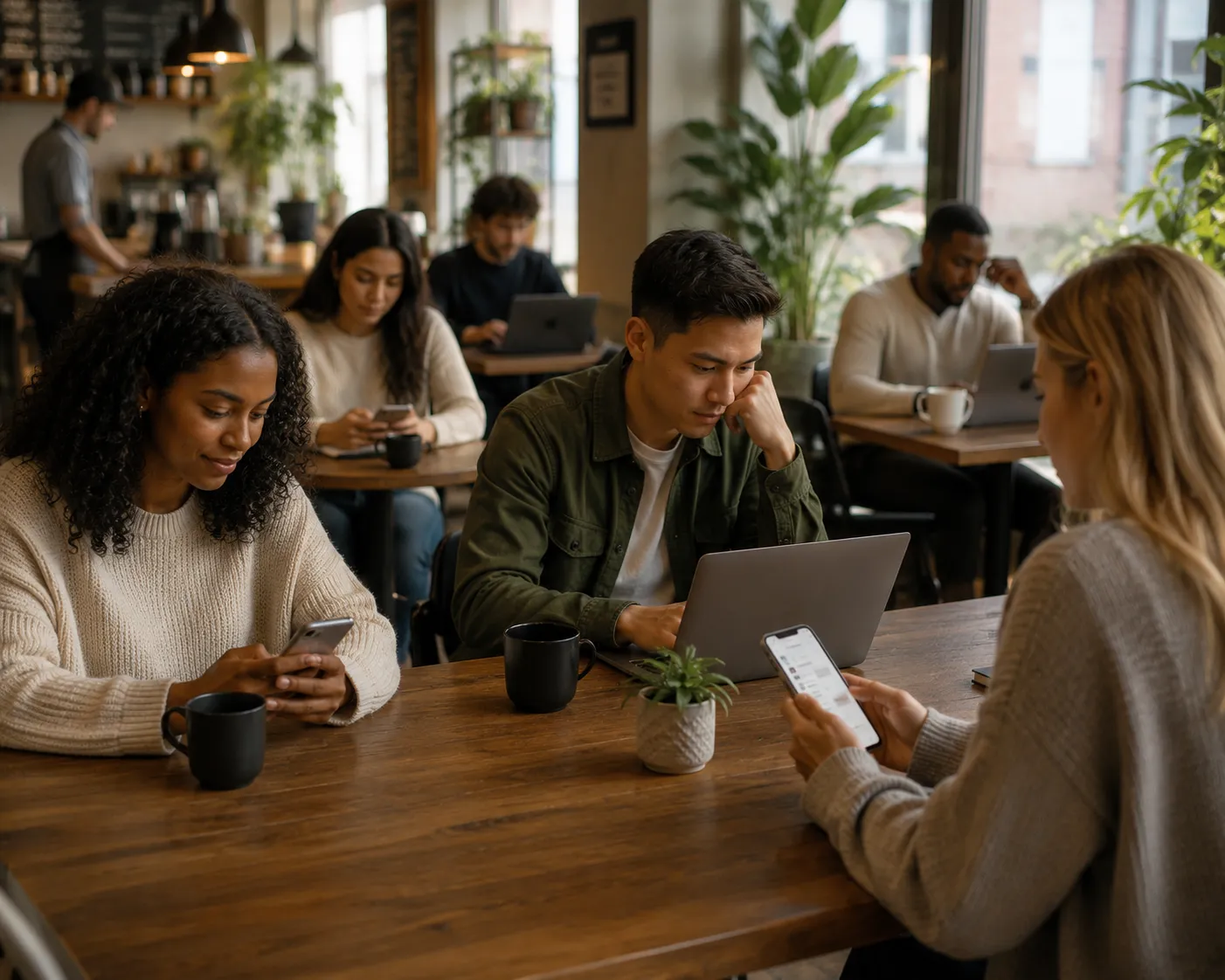 Built for collaboration - a team working together in the office