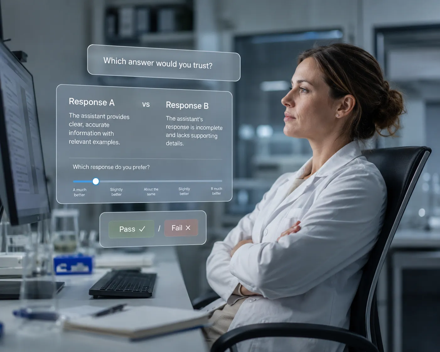 Evaluate agents under real-world pressure