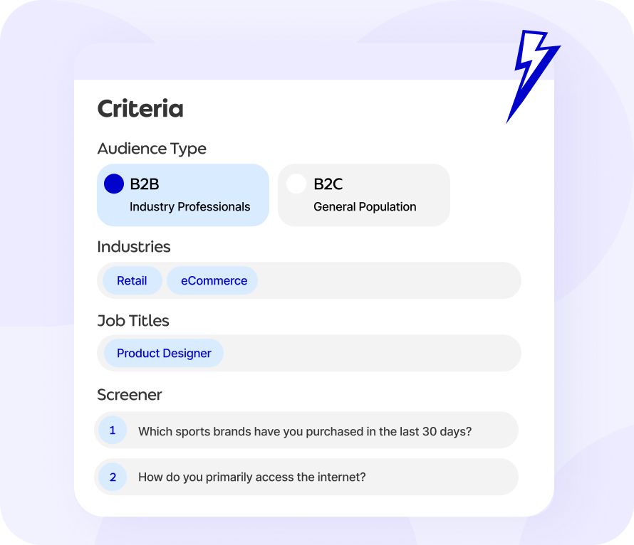 Participant quality and fraud prevention illustration