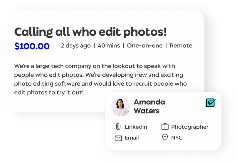 Browse available paid research studies on Respondent