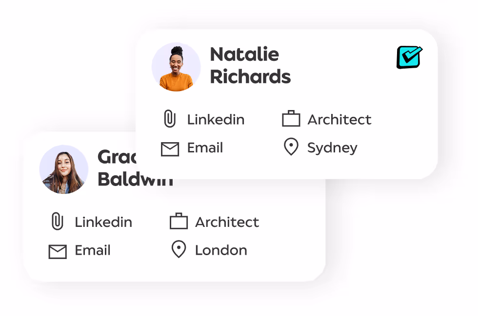 Audience filter cards for qualitative research recruitment