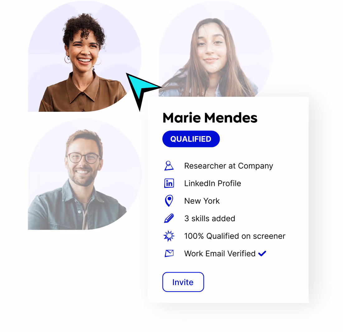 Respondent participant panel overview